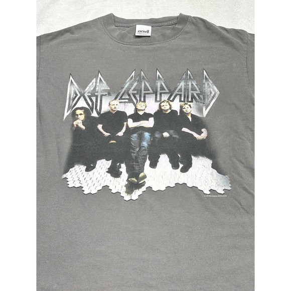 Vintage 1999 Def Leppard Euphoria Tour T-Shirt Men's Size Medium Band Tee - Picture 2 of 7